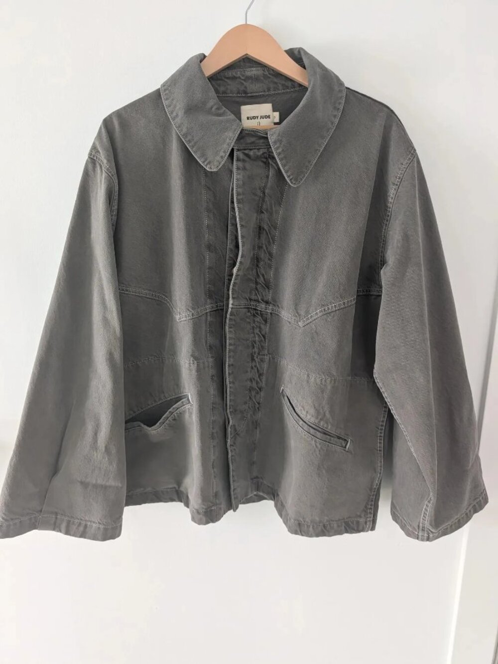 Rudy Jude Big Jean Jacket in Beach Clay Small